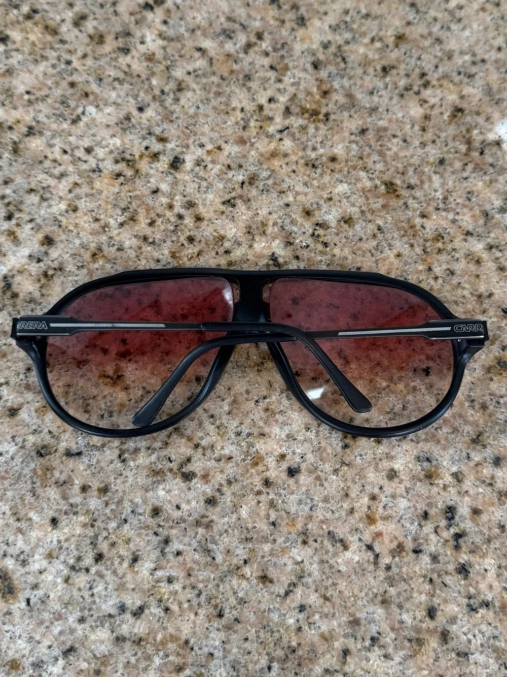 Vintage 80’s Carrera Miami Vice Black Sunglasses Men’s *Frames Only* Austria